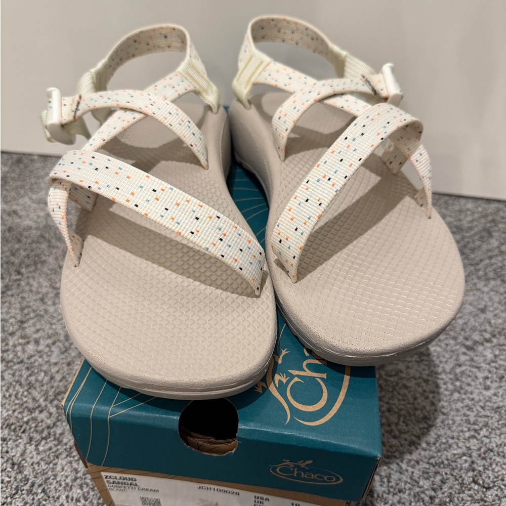 Chaco Women’s Sandals - Confetti Cream - Size 10